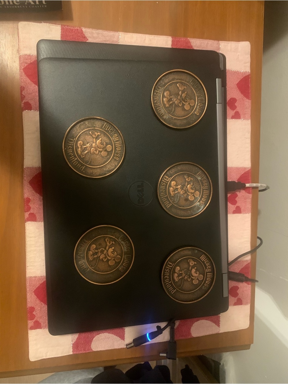 Mickey Mouse Disneyland coasters- set of 5